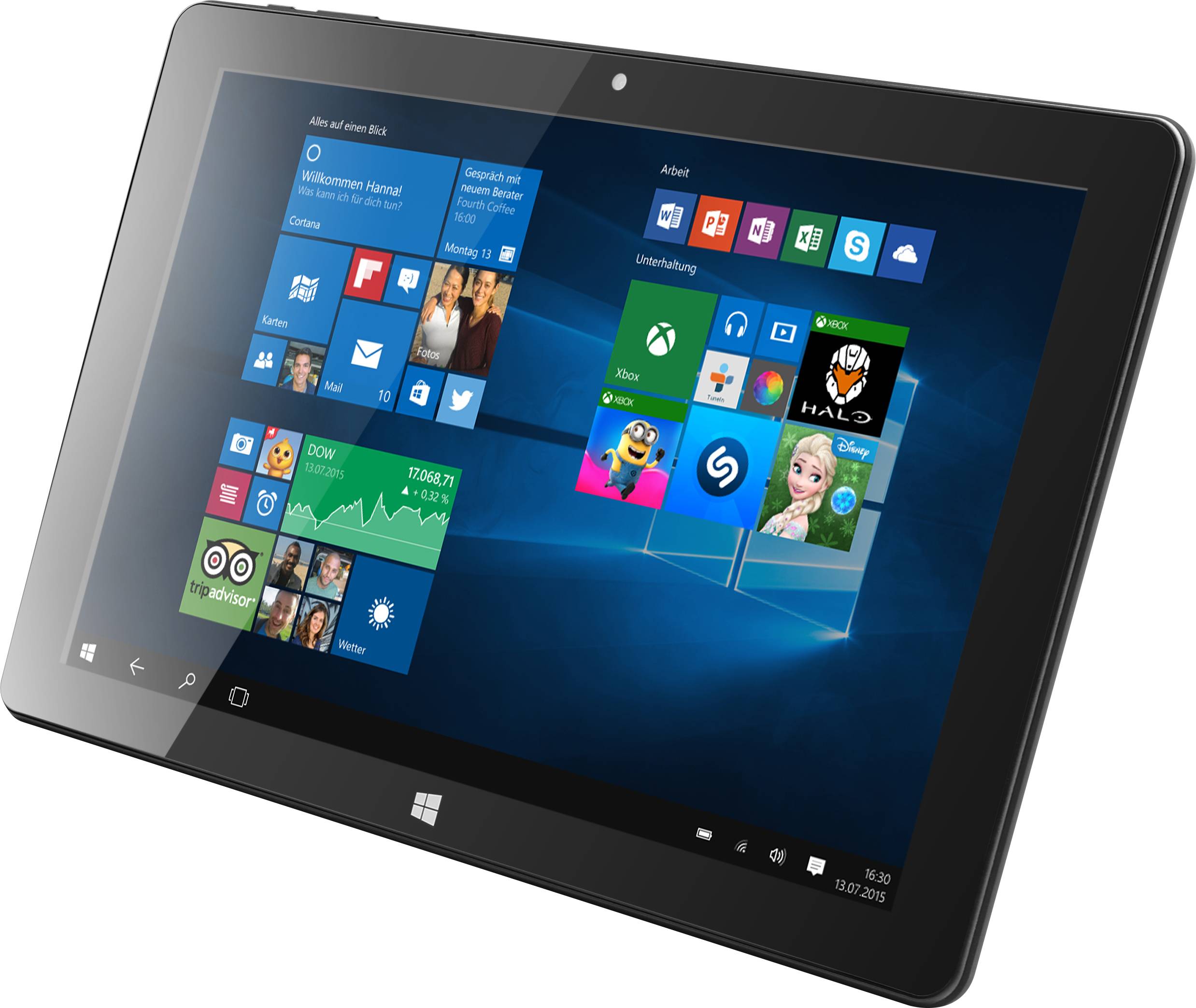 CSL Computer Panther Tab HD WiFi 256GB Schwarz Windows®-Tablet / 2-in-1 25.7cm (10.1 Zoll) 1.10GHz Intel® Celeron® Windows® 10