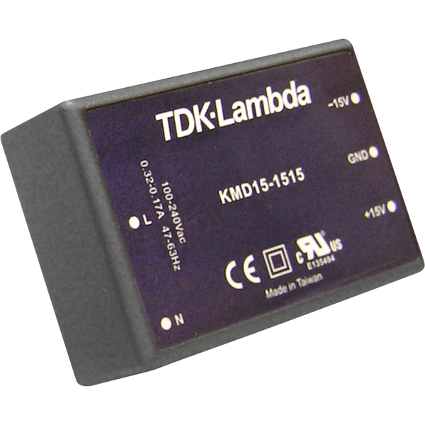 TDK-Lambda KMD15-1212 AC/DC-Printnetzteil 12 V 0.625 A 15 W TDK-Lambda KMD15-1212 AC/DC-Printnetzteil 12 V 0.625 A 15 W