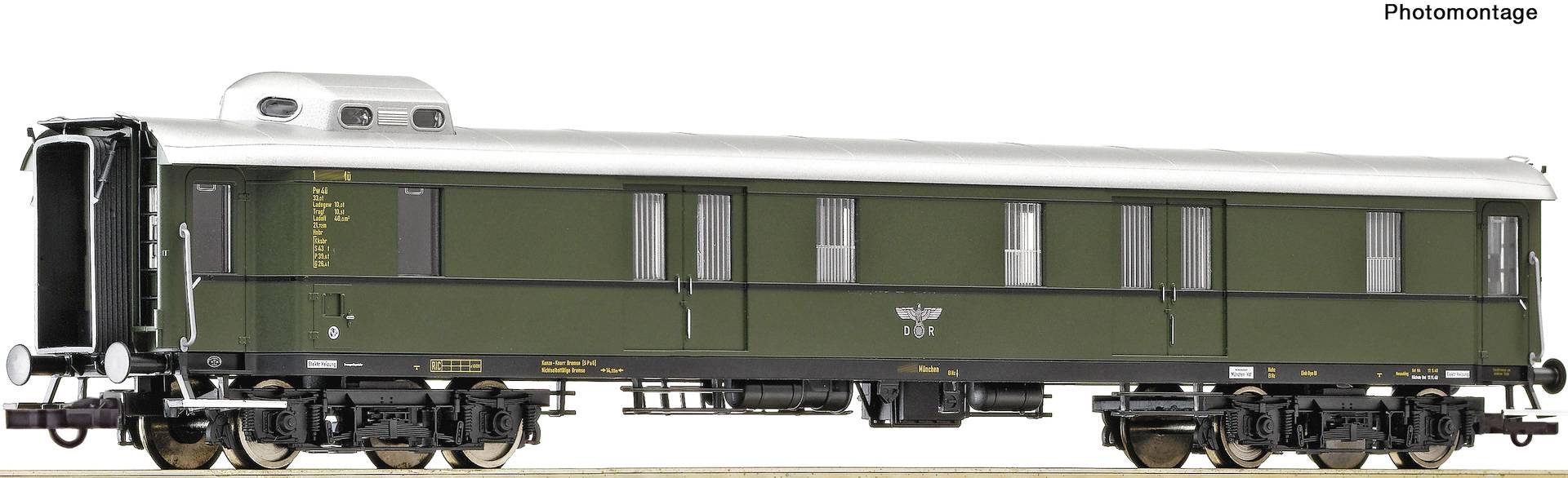 Roco 74374 H0 Schnellzug-Gepäckwagen der DRG Pw4ü-37