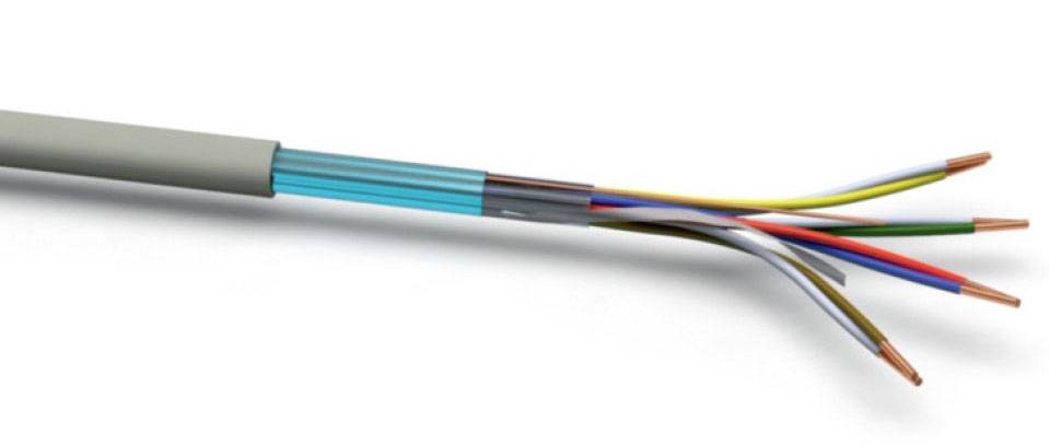 VOKA Kabelwerk 10084050 Fernmeldekabel J-Y(ST)Y 8 x 2 x 0.6 mm² Grau (RAL 7032) 500 m