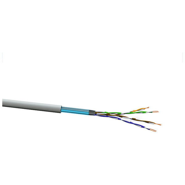 VOKA Kabelwerk 10308000 Netzwerkkabel CAT 5e F/UTP 4 x 2 x 0.205 mm² Grau (RAL 7035) 100 m