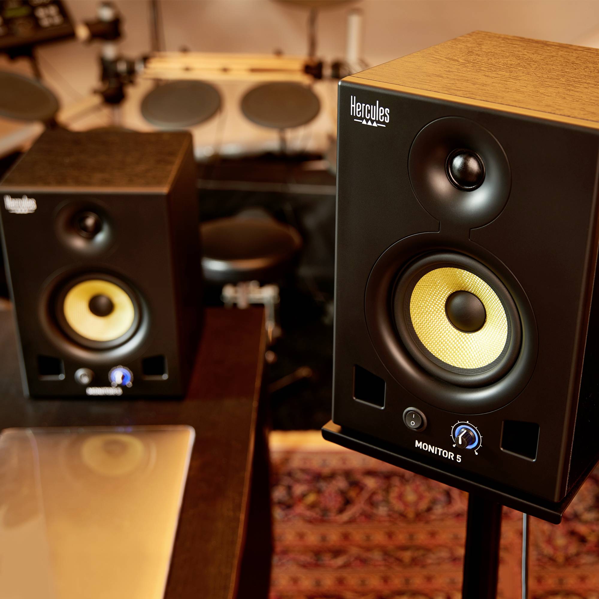 Hercules DJ Monitor 5 Aktiver PA Lautsprecher 12.7cm 5 Zoll 80W 1St.