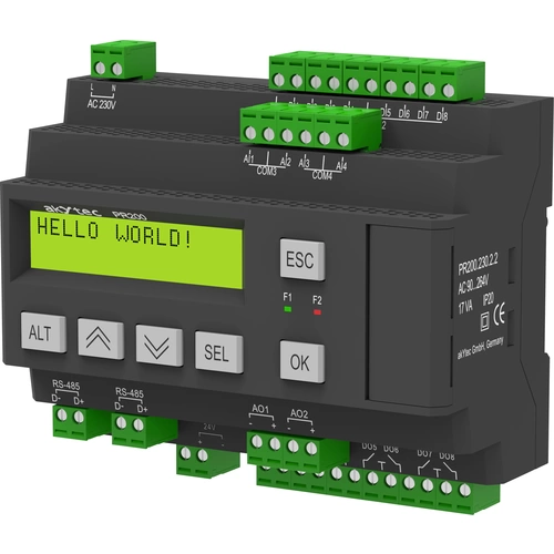 AkYtec PR200-230.2.2 37C057 SPS-Controller 230 V/AC AkYtec PR200-230.2.2 37C057 SPS-Controller 230 V/AC