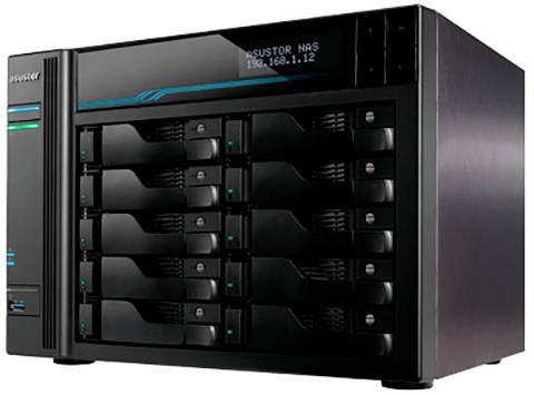 Asustor AS7110T Pro NAS-Server 10 Bay 3x USB 3.2 Gen 1 HUB (USB 3.0) 90-AS7110T00-MD30