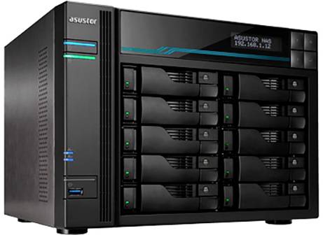 Asustor AS7110T Pro NAS-Server 10 Bay 3x USB 3.2 Gen 1 HUB (USB 3.0) 90-AS7110T00-MD30