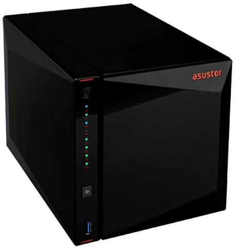 Asustor AS5304T NAS-Server 4 Bay 3x USB 3.2 Gen 1 HUB (USB 3.0) 90-AS5304T00-MD30