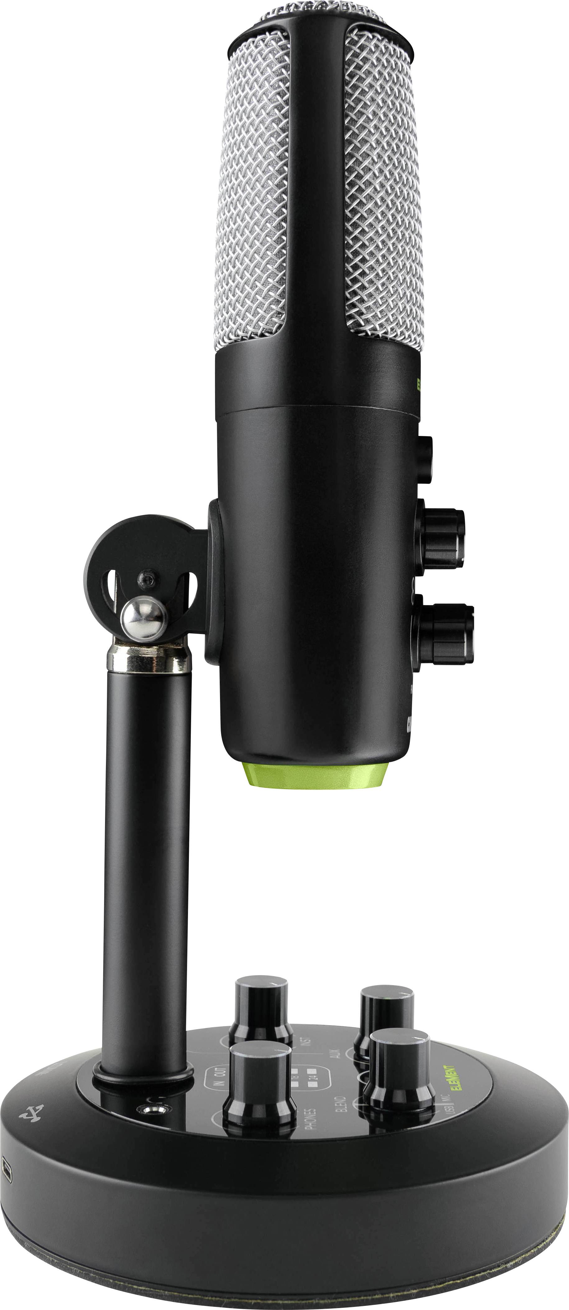 Mackie CHROMIUM Stand USB-Studiomikrofon Metallgehäuse, Standfuß, inkl. Kabel USB-C®