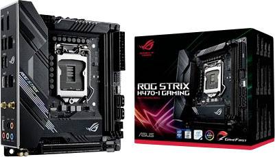 Asus ROG Strix H470-I Gaming Mainboard Sockel (PC) Intel® 1200 Formfaktor (Details) Mini-ITX Mainbo