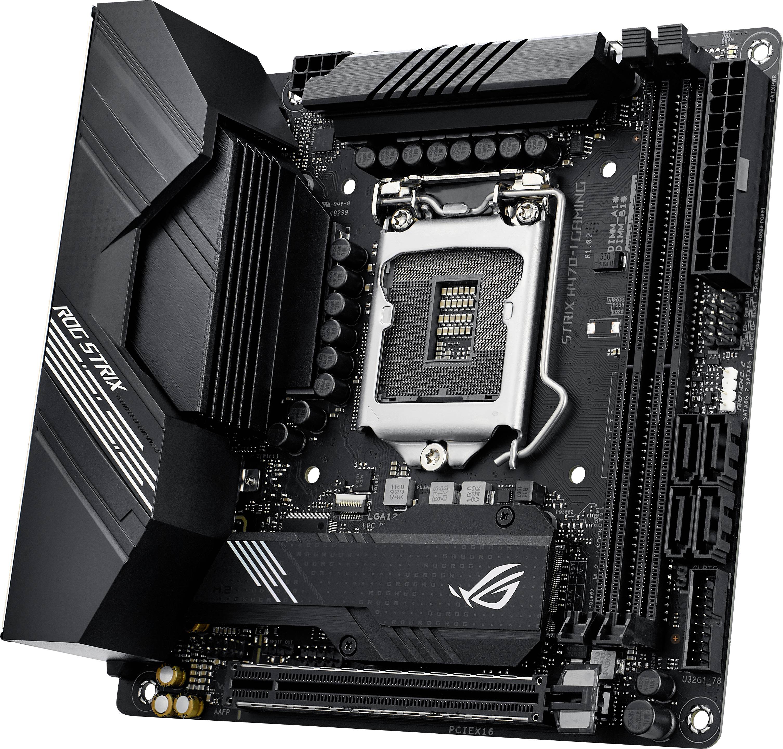 Asus ROG Strix H470-I Gaming Mainboard Sockel (PC) Intel® 1200 Formfaktor (Details) Mini-ITX Mainbo