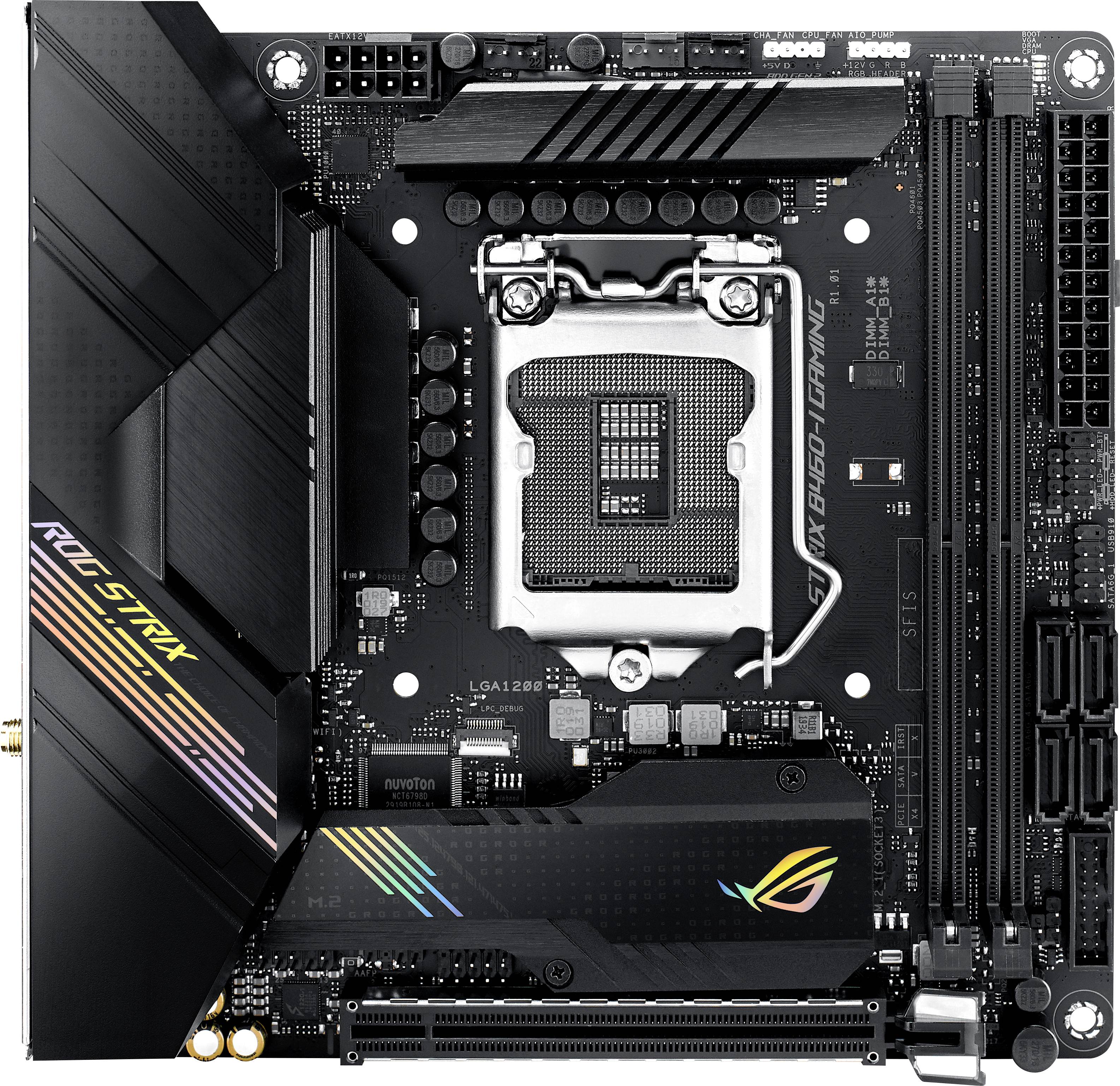 Asus ROG STRIX B460-I GAMING Mainboard Sockel (PC) Intel® 1200 Formfaktor (Details) Mini-ITX Mainbo