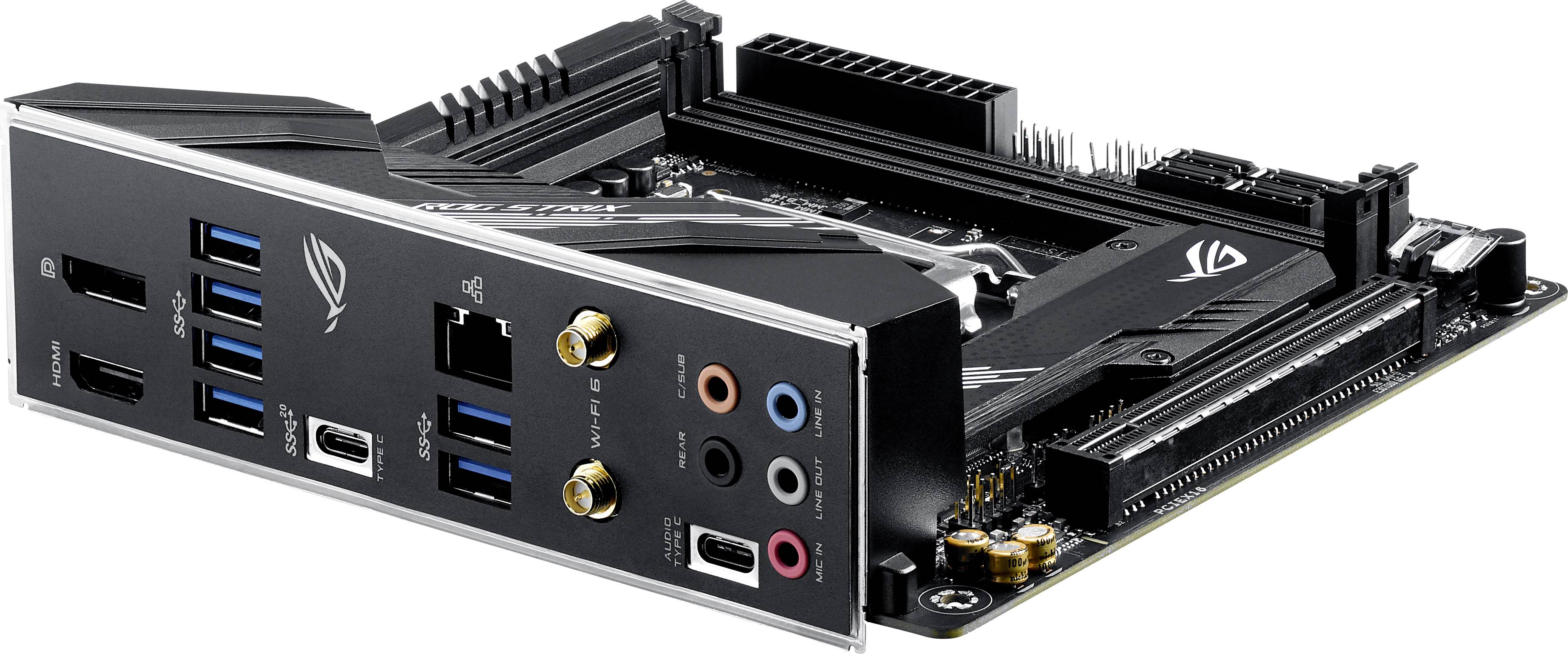 Asus ROG STRIX B460-I GAMING Mainboard Sockel (PC) Intel® 1200 Formfaktor (Details) Mini-ITX Mainbo