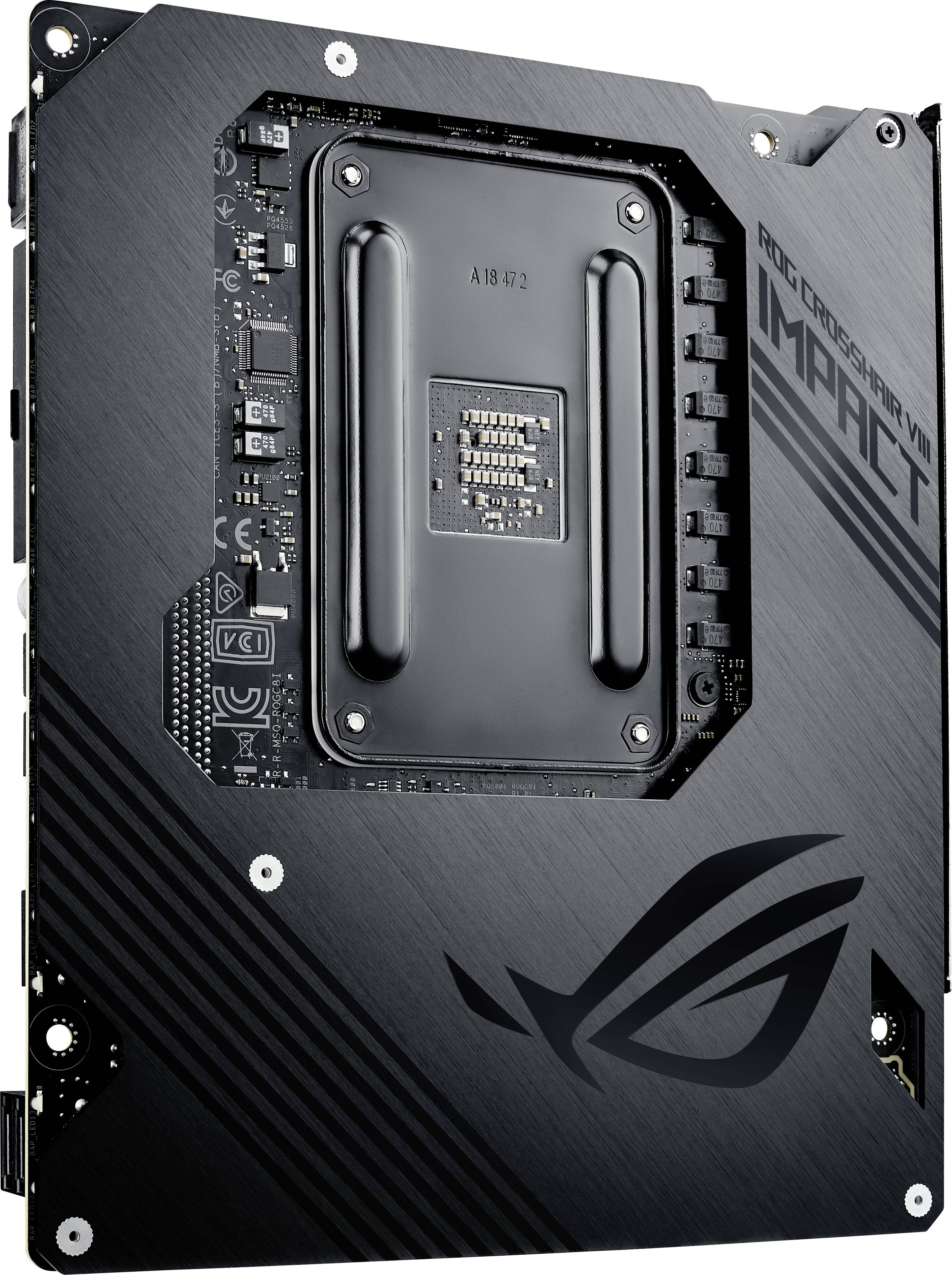 Asus ROG CROSSHAIR VIII IMPACT Mainboard Sockel (PC) AMD® AM4 Formfaktor (Details) Mini-DTX Mainboard-Chipsatz AMD® X570