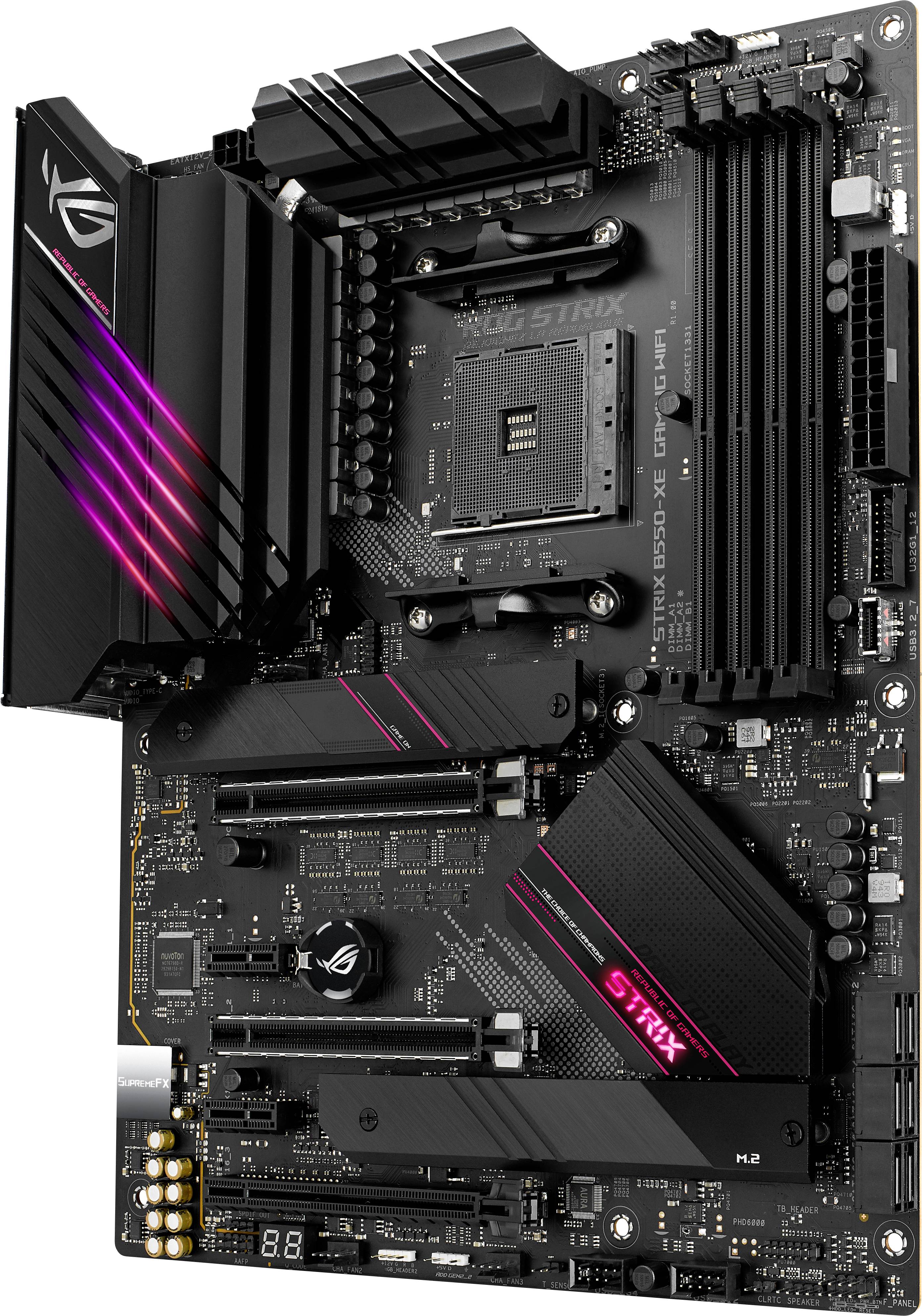 Asus ROG STRIX B550-XE GAMING WIFI Mainboard Sockel (PC) AMD® AM4 Formfaktor (Details) ATX Mainboard-Chipsatz AMD® B550