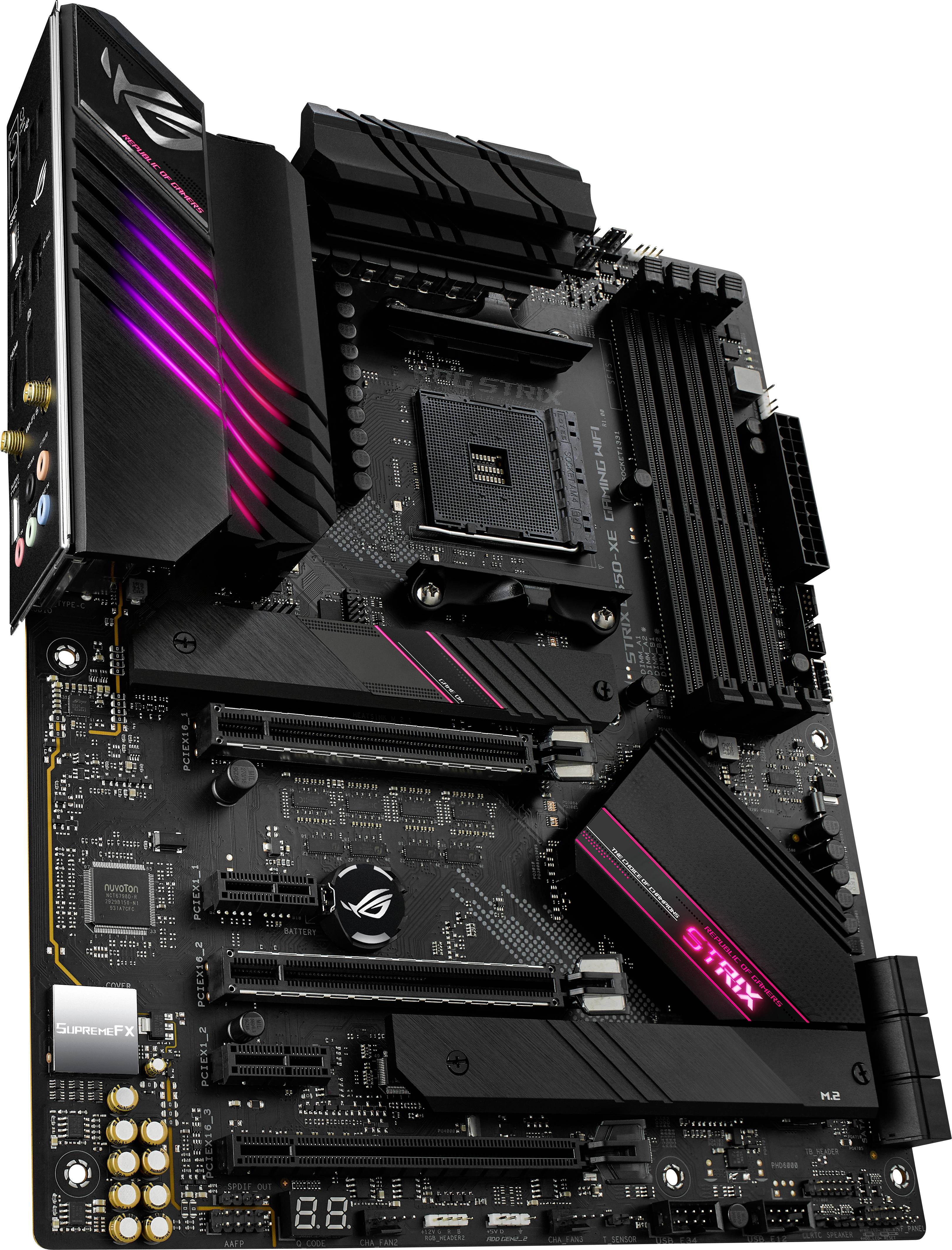 Asus ROG STRIX B550-XE GAMING WIFI Mainboard Sockel (PC) AMD® AM4 Formfaktor (Details) ATX Mainboard-Chipsatz AMD® B550