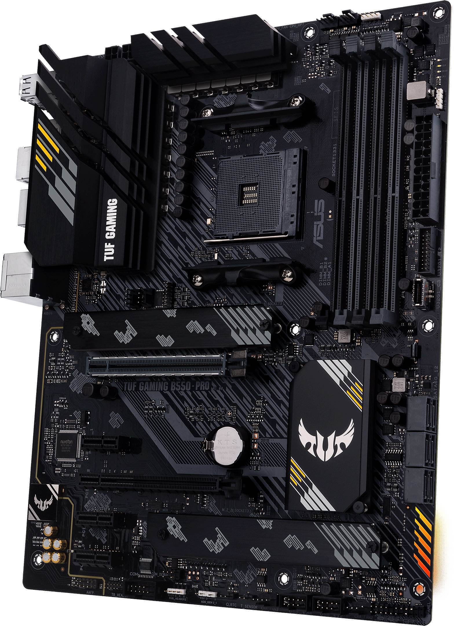 Asus TUF GAMING B550-PRO Mainboard Sockel (PC) AMD® AM4 Formfaktor (Details) ATX Mainboard-Chipsatz AMD® B550