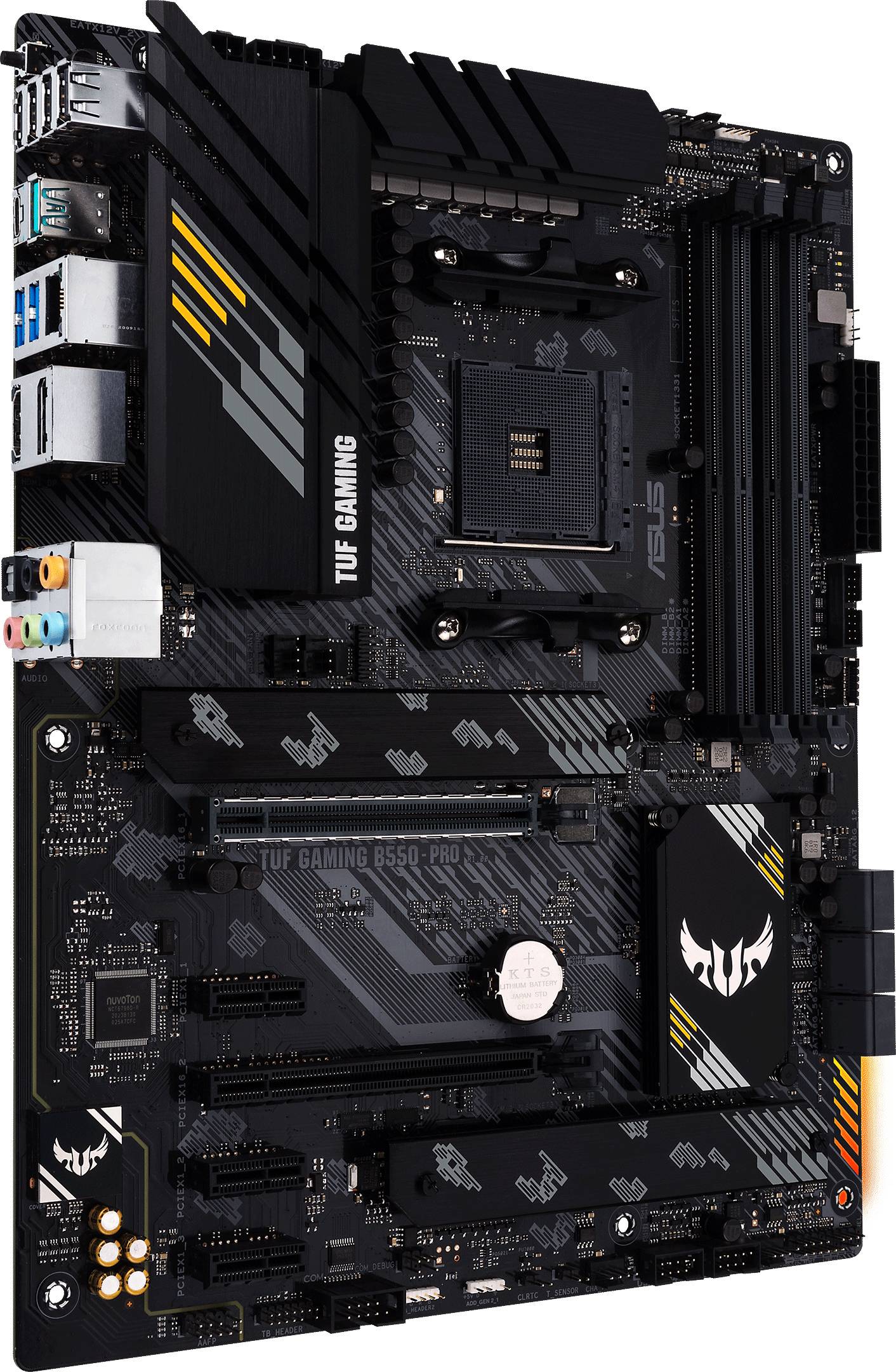 Asus TUF GAMING B550-PRO Mainboard Sockel (PC) AMD® AM4 Formfaktor (Details) ATX Mainboard-Chipsatz AMD® B550
