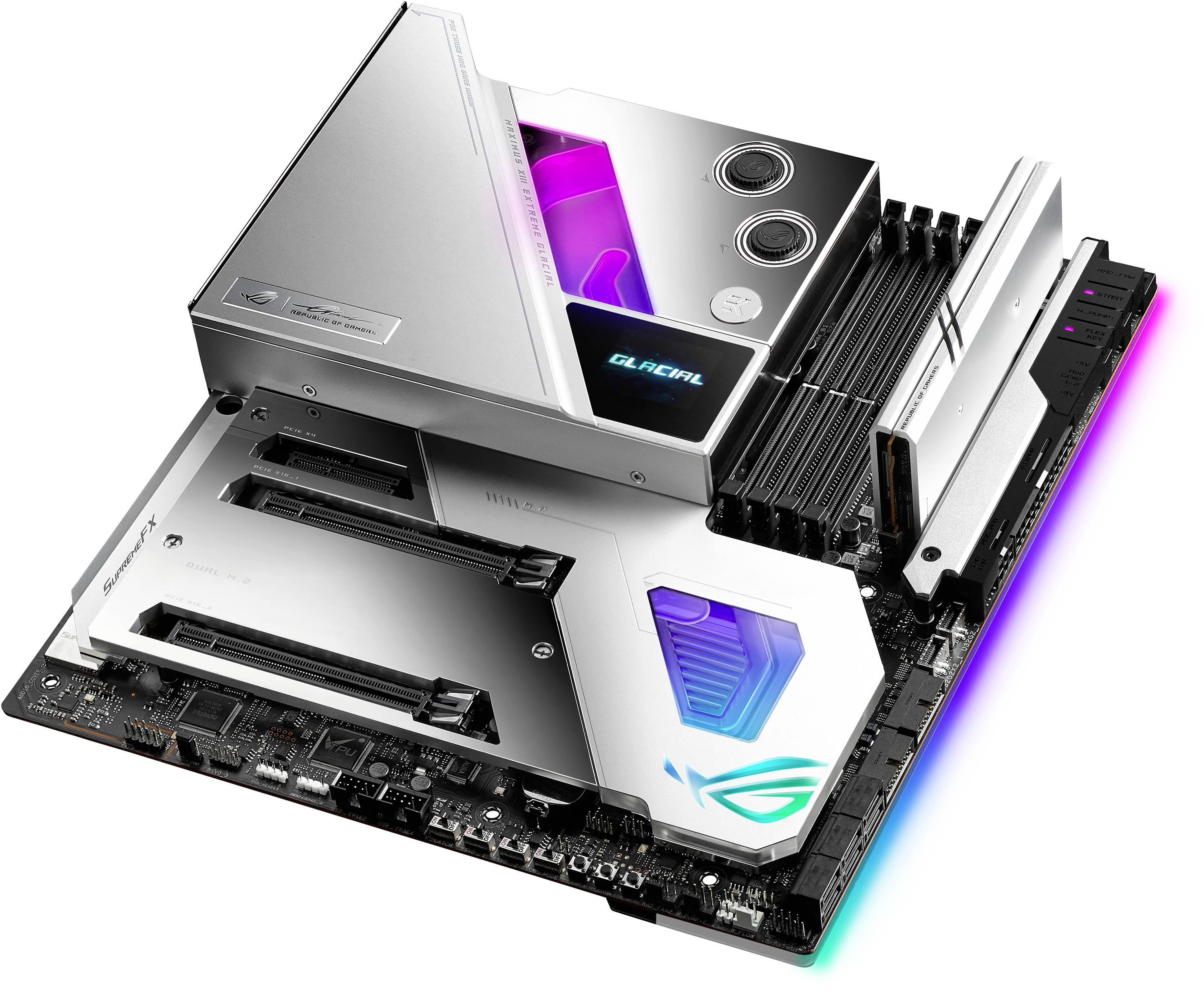 Asus ROG MAXIMUS XIII EXTREME GLACIAL Mainboard Sockel (PC) Intel® LGA 1200 Formfaktor (Details) ATX Mainboard-Chipsatz Intel® Z590