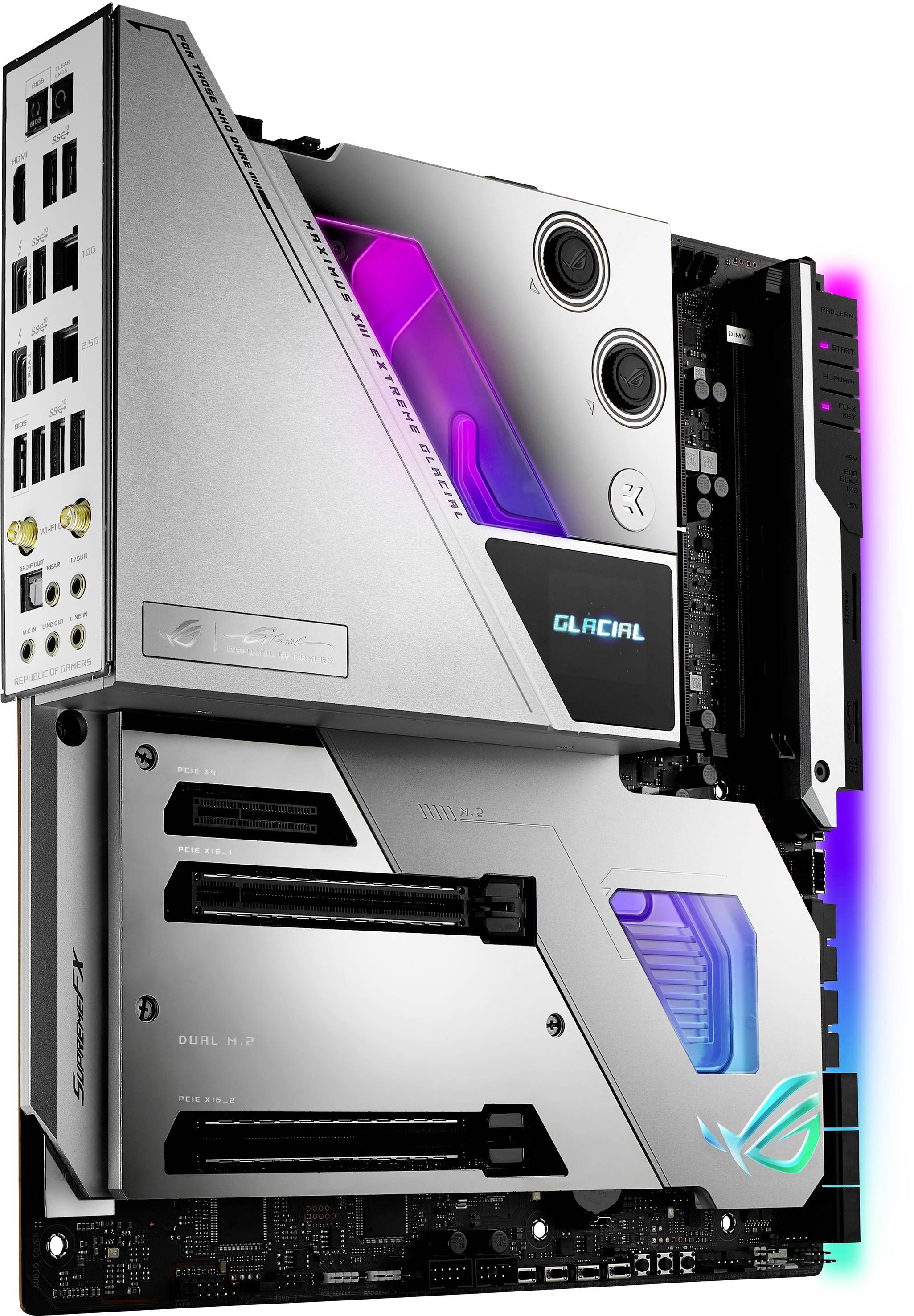 Asus ROG MAXIMUS XIII EXTREME GLACIAL Mainboard Sockel (PC) Intel® LGA 1200 Formfaktor (Details) ATX Mainboard-Chipsatz Intel® Z590