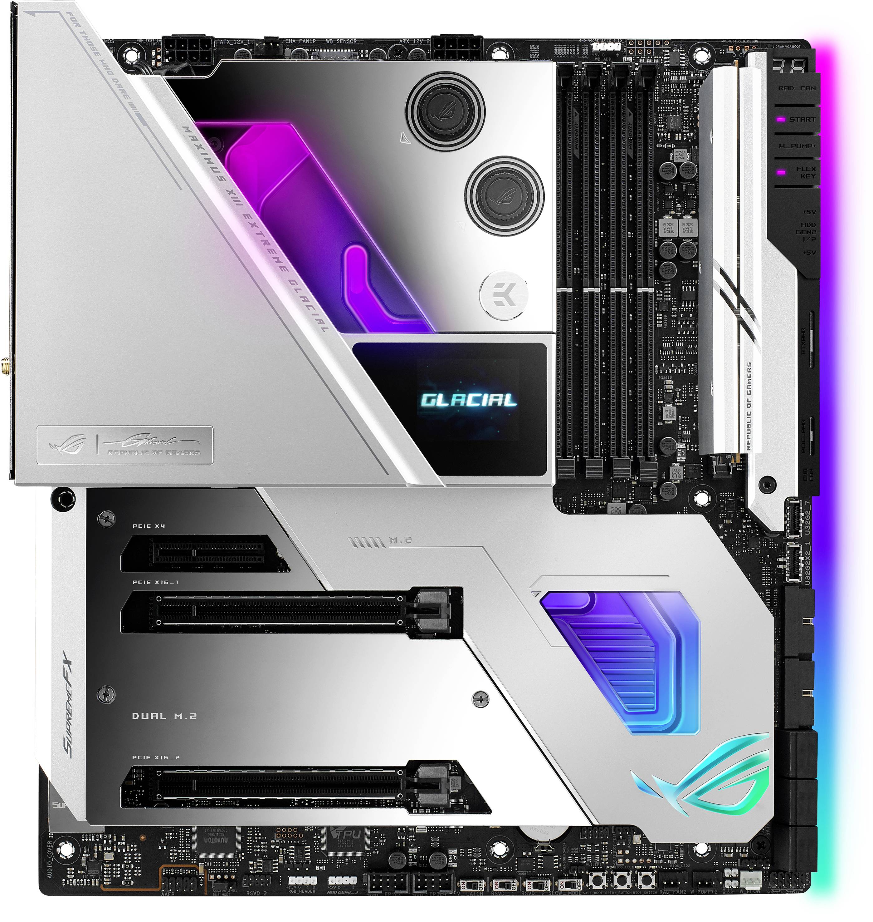 Asus ROG MAXIMUS XIII EXTREME GLACIAL Mainboard Sockel (PC) Intel® LGA 1200 Formfaktor (Details) ATX Mainboard-Chipsatz Intel® Z590