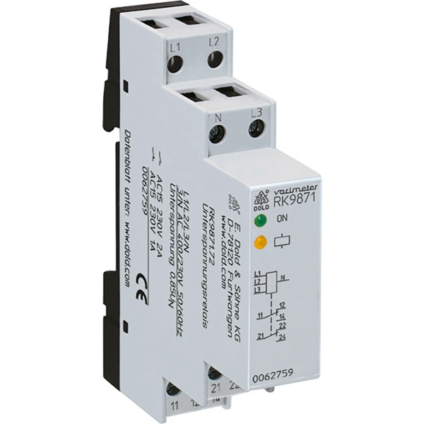 Dold RK9871.72 3/N AC400/230V 50/60Hz Spannungsüberwachungsrelais Dold RK9871.72 3/N AC400/230V 50/60Hz Spannungsüberwachungsrelais