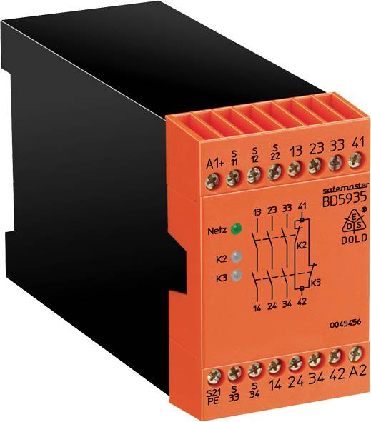 Dold Sicherheitsschaltgerät BD5935.48 DC24V 3 Schließer, 1 Öffner (B x H x T) 45 x 74 x 121mm 1St.
