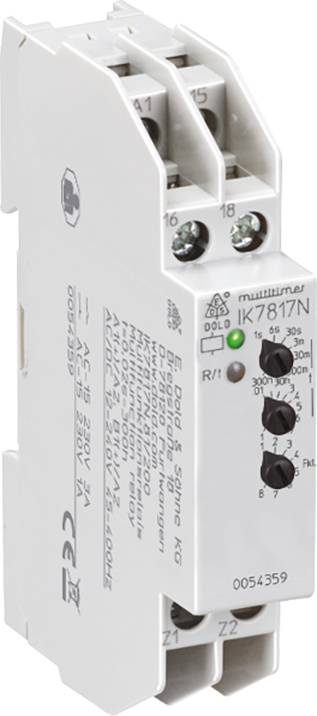 Dold 0054359 IK7817N.81/200 AC/DC12-240V 0,02s-300h Zeitrelais Multifunktional 12 V/AC, 12 V/DC, 240 V/AC 1 St. Zeitbereich