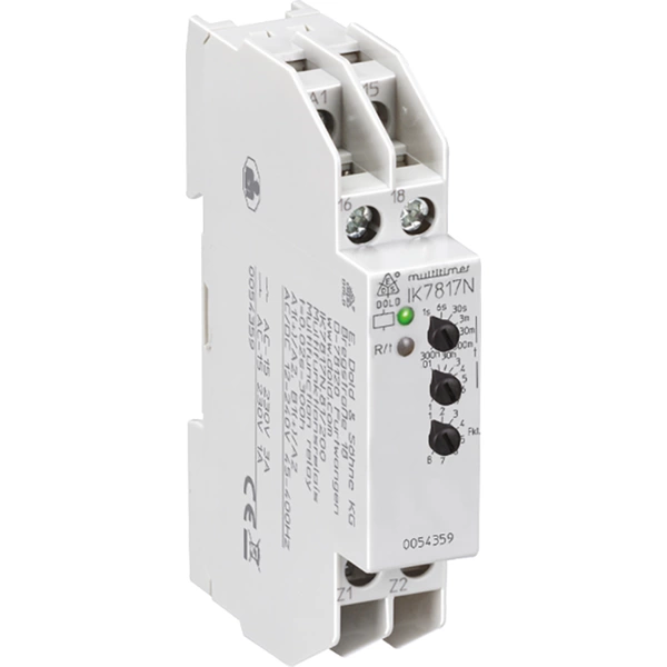 Dold 0054359 IK7817N.81/200 AC/DC12-240V 0,02s-300h Zeitrelais Multifunktional 12 V/AC, 12 V/DC, 240 V/AC 1 St. Zeitbereich Dold 0054359 IK7817N.81/200 AC/DC12-240V 0,02s-300h Zeitrelais Multifunktional 12 V/AC, 12 V/DC, 240 V/AC 1 St. Zeitbereich
