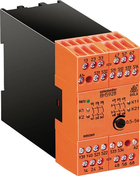 Dold Sicherheitsschaltgerät BH5928.92 DC24V 1-10S. 2 Schließer (B x H x T) 45 x 74 x 121mm 1St.