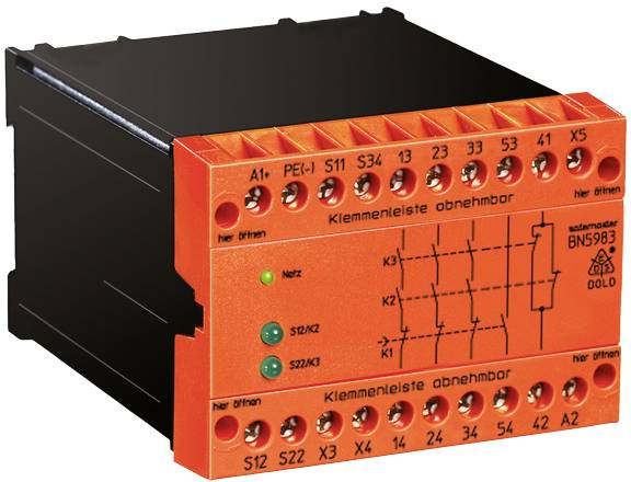 Dold Sicherheitsschaltgerät BN5983.53 DC24V 3 Schließer, 1 Öffner (B x H x T) 45 x 74 x 121mm 1St.