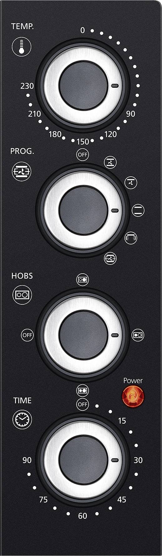 Steba KB K30 Minibackofen Antihaftbeschichtung, Grillfunktion, Timerfunktion, stufenloser Temperaturregler 30 l