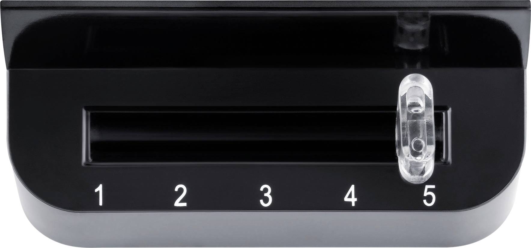 Steba WE 2 Doppel-Waffeleisen Kontrollleuchte, klappbar, Antihaftbeschichtung Schwarz