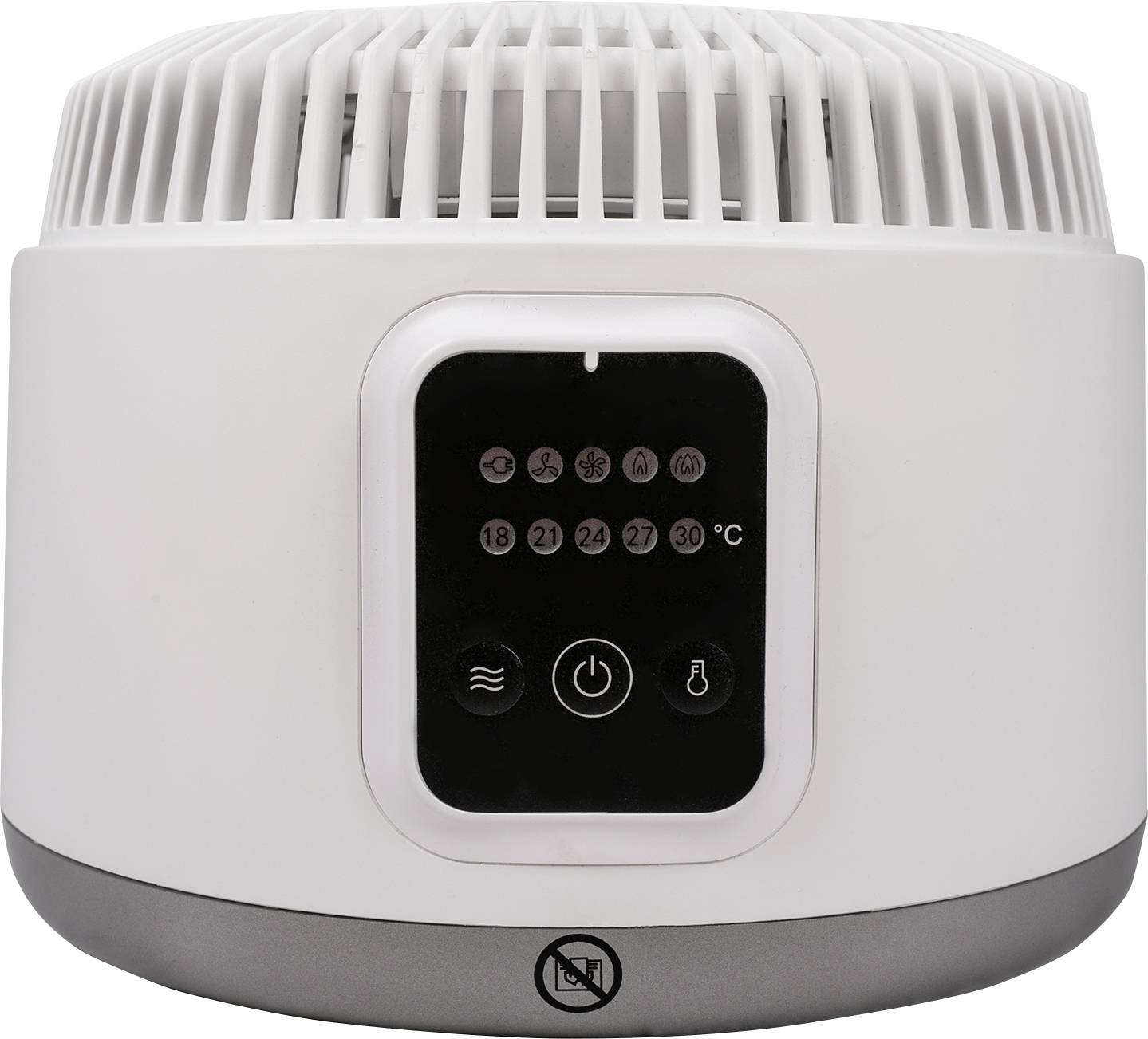 Steba VTH 2 HOT & COLD Standventilator 2000 W Weiß-Silber Überhitzungsschutz, mit Heizfunktion