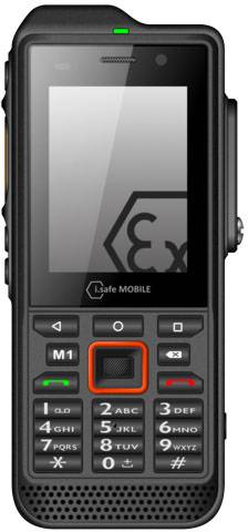I.safe MOBILE IS330.1 Ex-geschütztes Handy Ex Zone 1, 21 6.6 cm (2.6 Zoll) Wasserdicht, Staubdicht