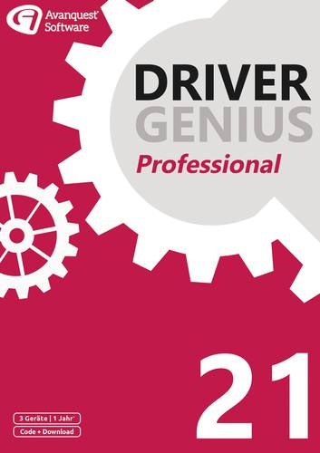 Avanquest Driver Genius 21 Professional (Code in a Box) Jahreslizenz, 3 Lizenzen Windows Systemoptim  - Onlineshop Voelkner