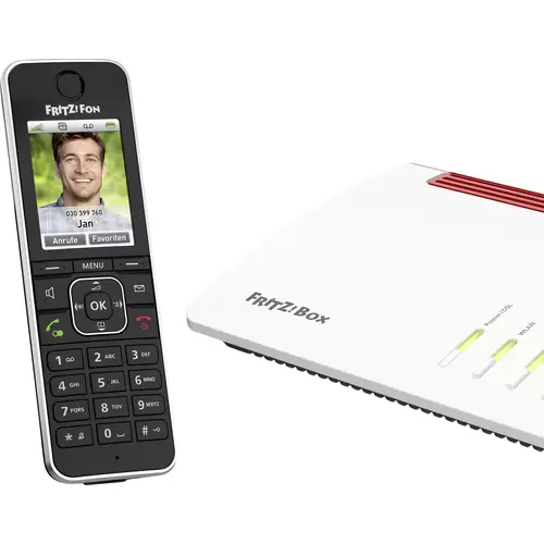 AVM FRITZ!FON C6 Black Edition Schnurloses Telefon VoIP Anrufbeantworter, Babyphone, Freisprechen, PIN Code LC-Display Schwarz AVM FRITZ!FON C6 Black Edition Schnurloses Telefon VoIP Anrufbeantworter, Babyphone, Freisprechen, PIN Code LC-Display Schwarz