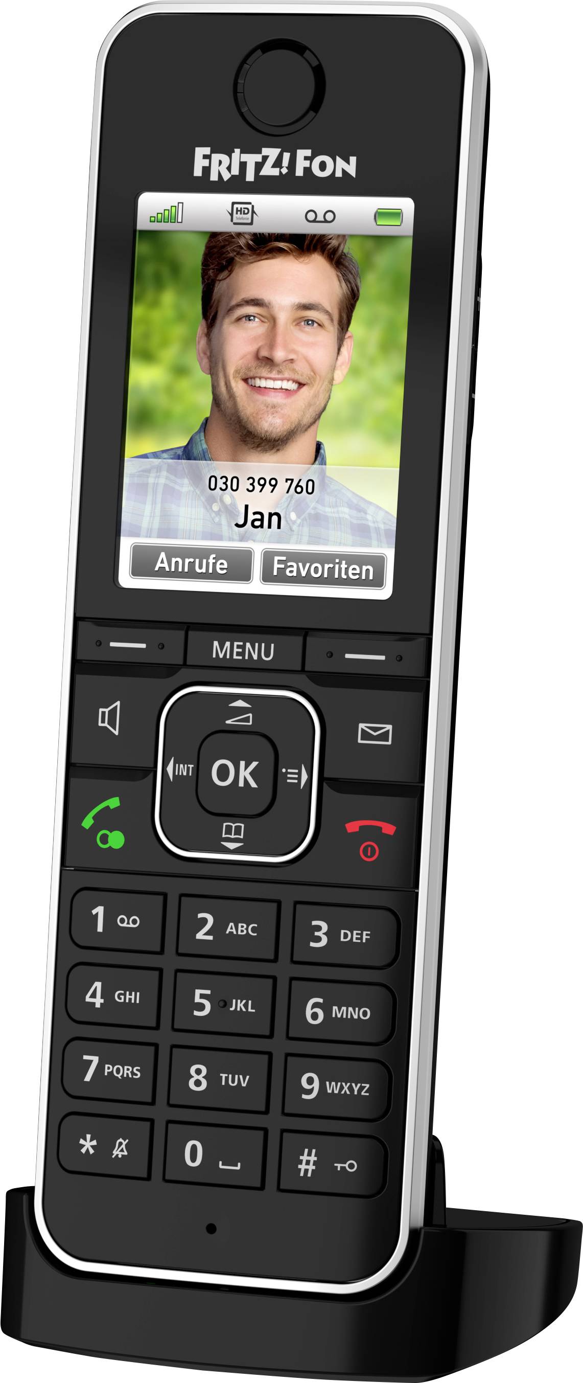 Fritz! WLAN Router FRITZ!Box 7530 AX + FRITZ!Fon C6 Black Edition 2.4GHz, 5GHz 1800MBit/s