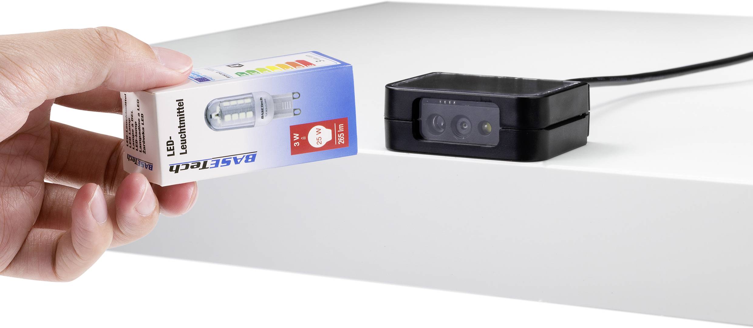 Renkforce RF-SBS-501 2D Barcode-Scanner Kabelgebunden 2D Imager Schwarz Einbau-Scanner USB-A