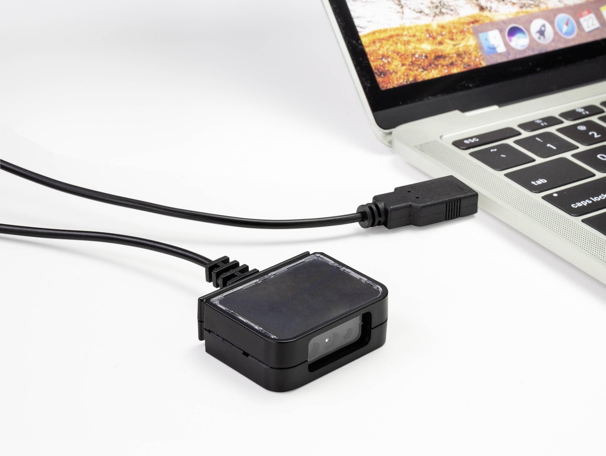 Renkforce RF-SBS-501 2D Barcode-Scanner Kabelgebunden 2D Imager Schwarz Einbau-Scanner USB-A