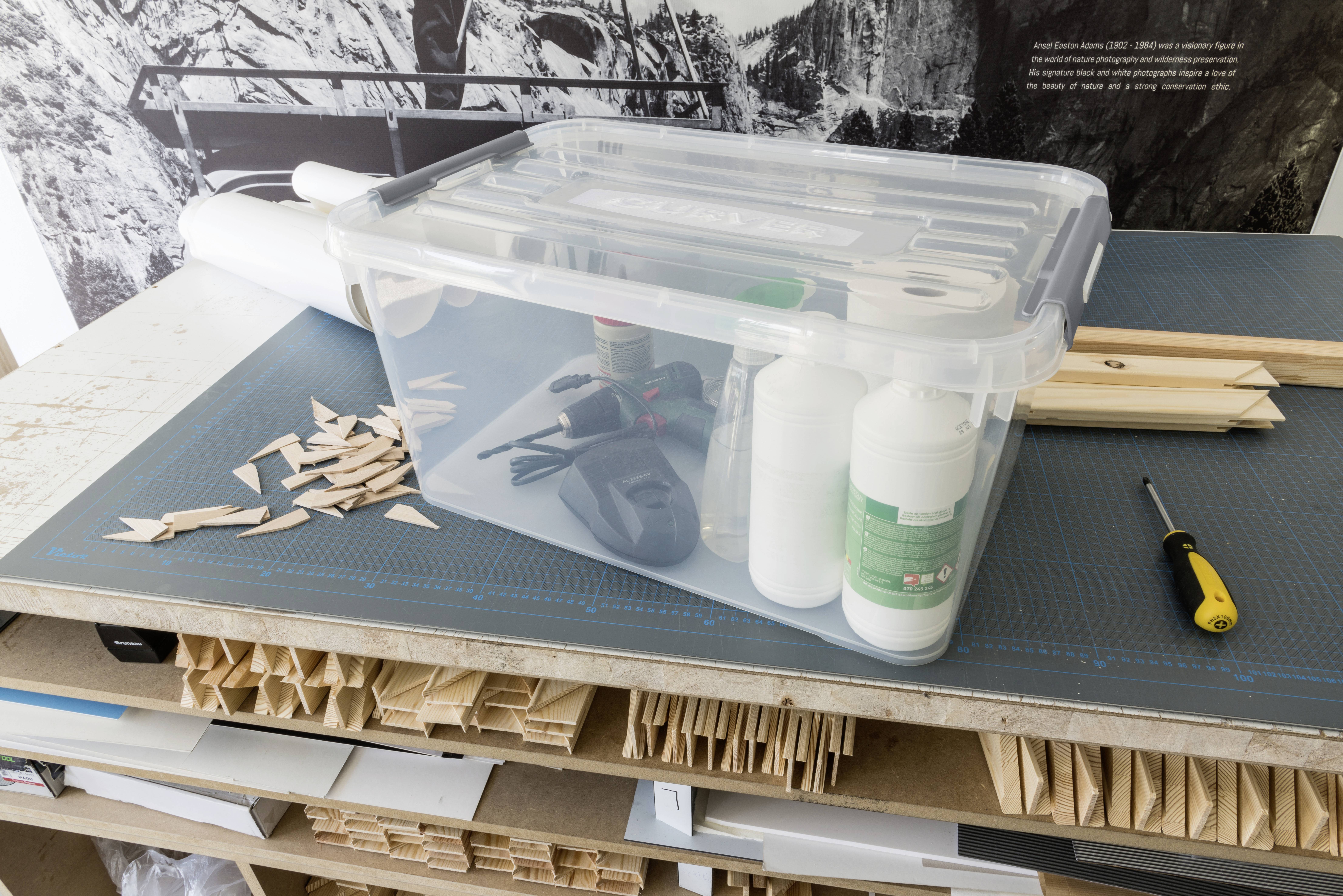 Curver 240679 Kunststoffbox HANDY geschlossen, stapelbar (B x H x T) 400 x 290 x 600mm Transparent 3St.