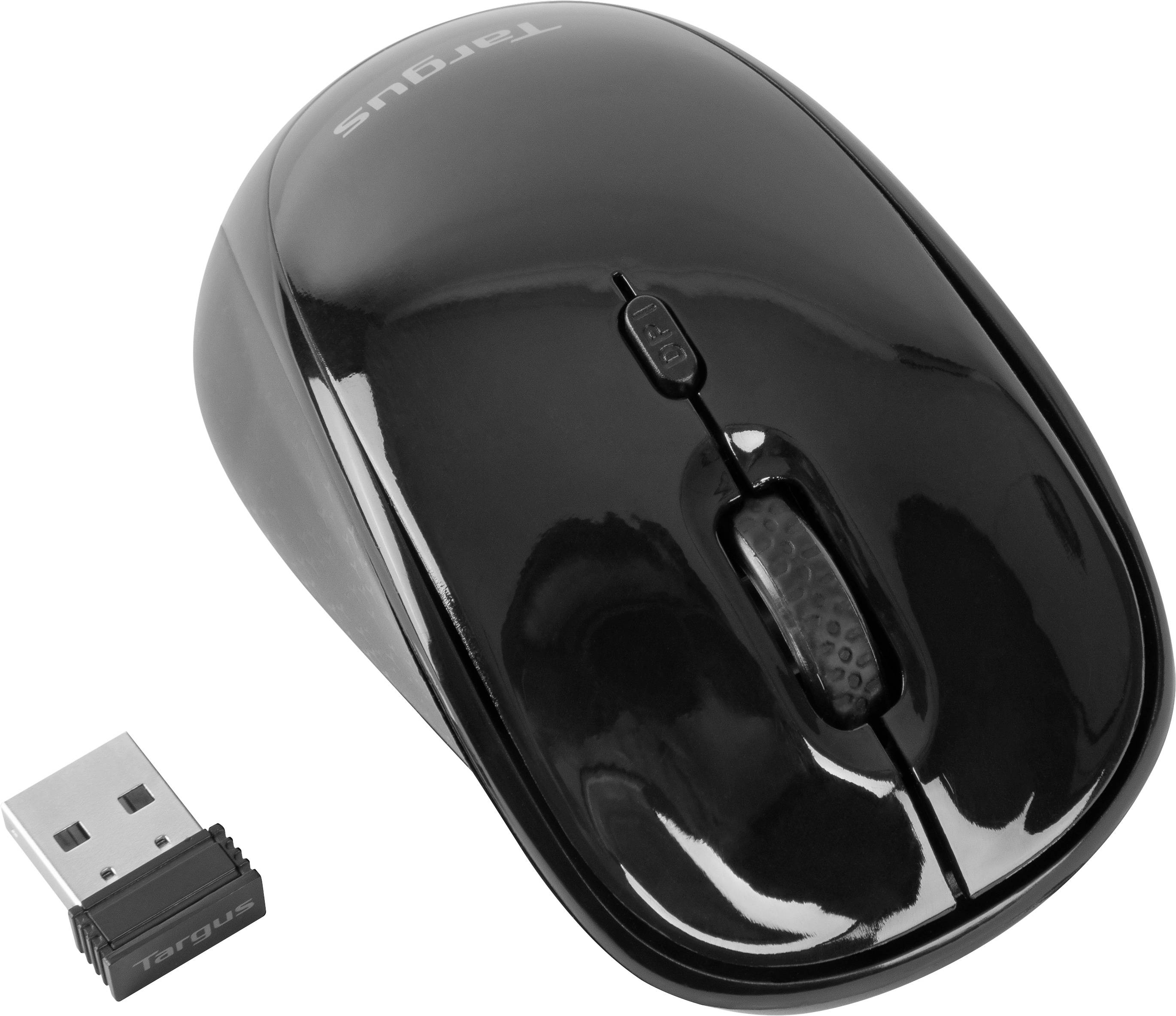 Targus AMW50EU Maus Funk Optisch Schwarz 2 Tasten 800 dpi