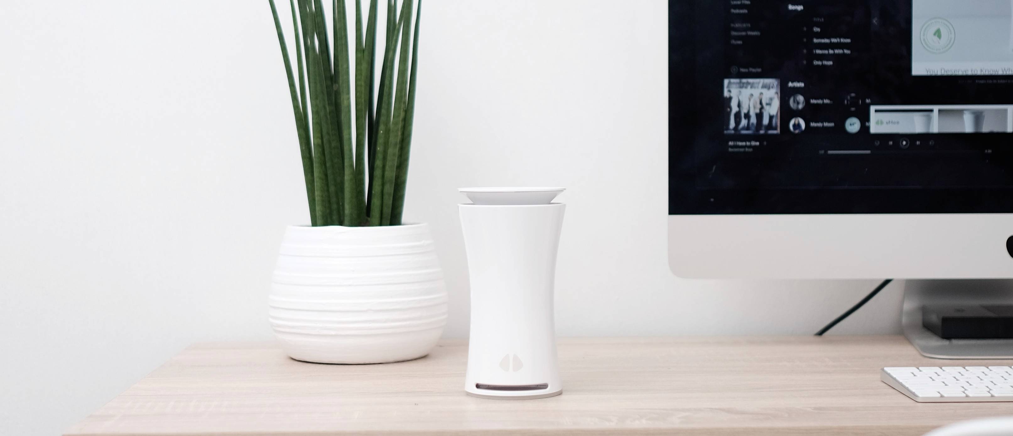 Uhoo IAQ Luftgütemonitor / Luftqualitätsmesser Weiß UHOO-IAS1-M-C-EU