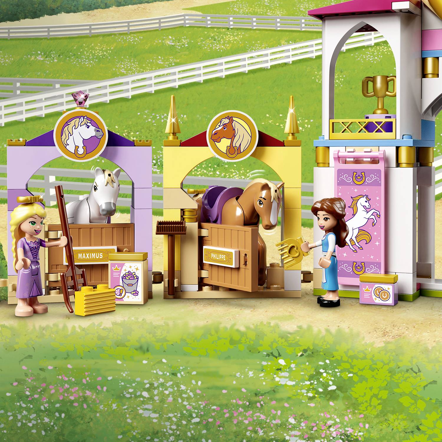 43195 LEGO® DISNEY Belles und Rapunzels königliche Ställe