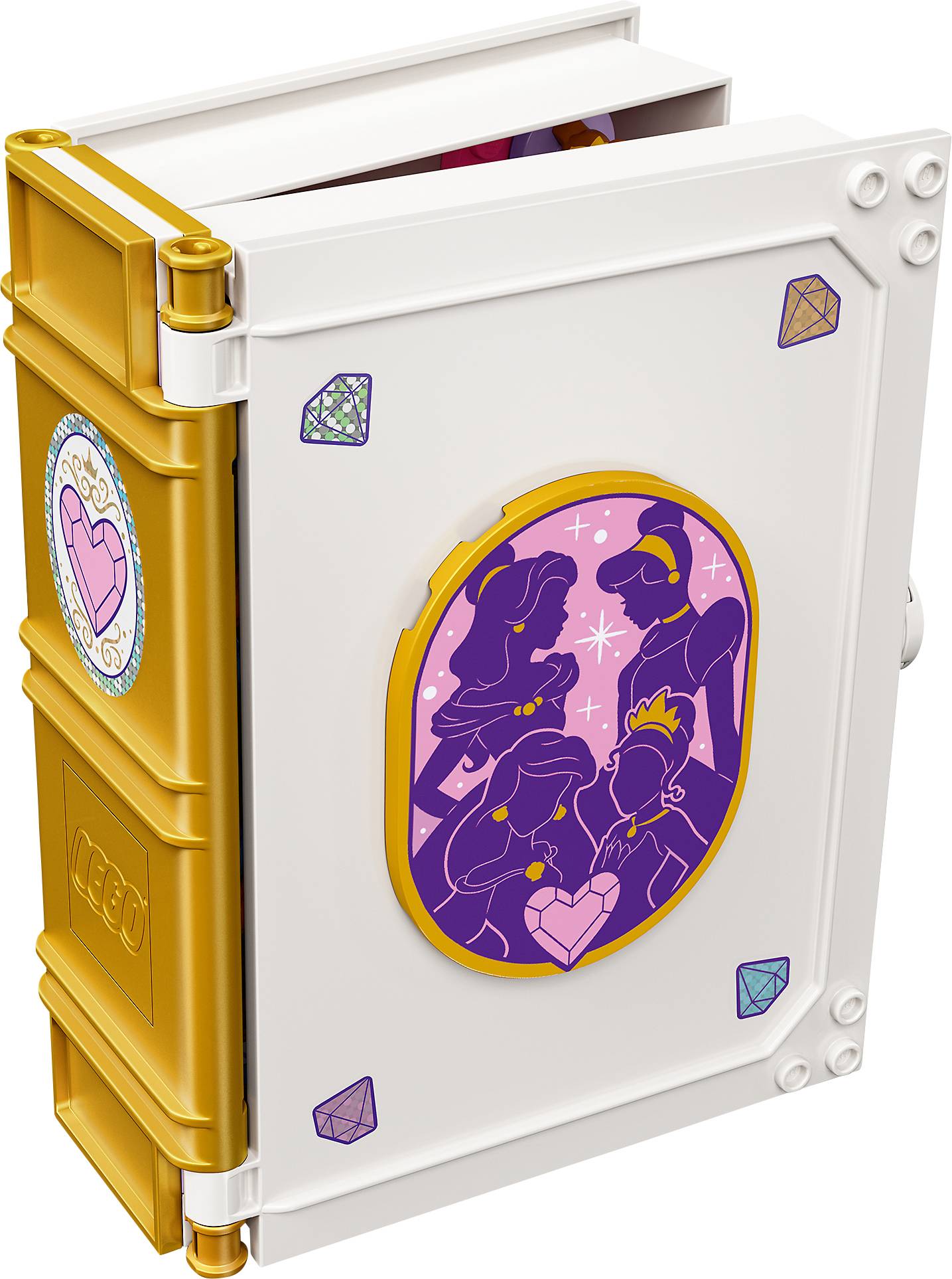 43193 LEGO® DISNEY Märchenbuch Abenteuer mit Arielle, Belle, Cinderella und Tiana