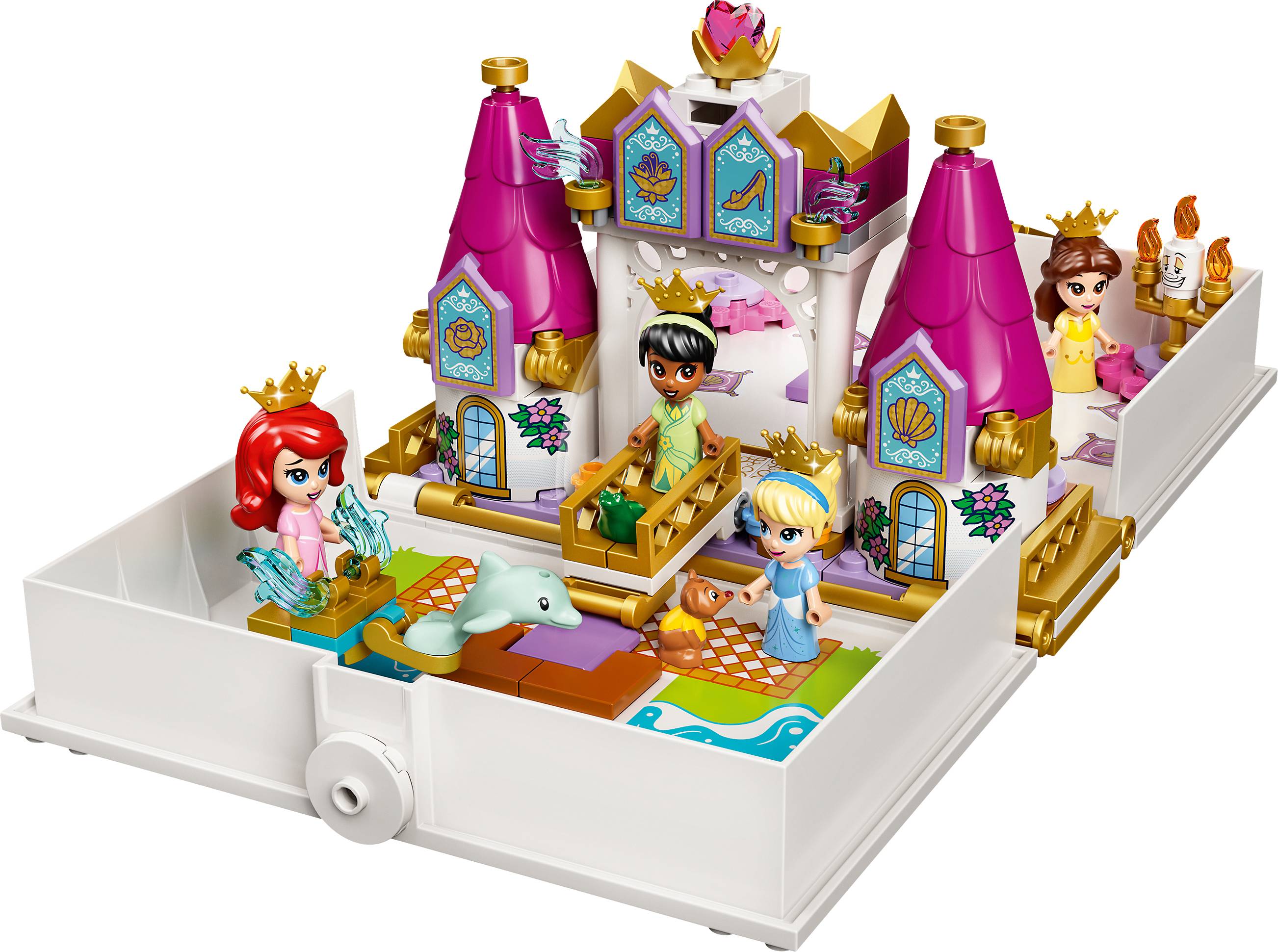 43193 LEGO® DISNEY Märchenbuch Abenteuer mit Arielle, Belle, Cinderella und Tiana