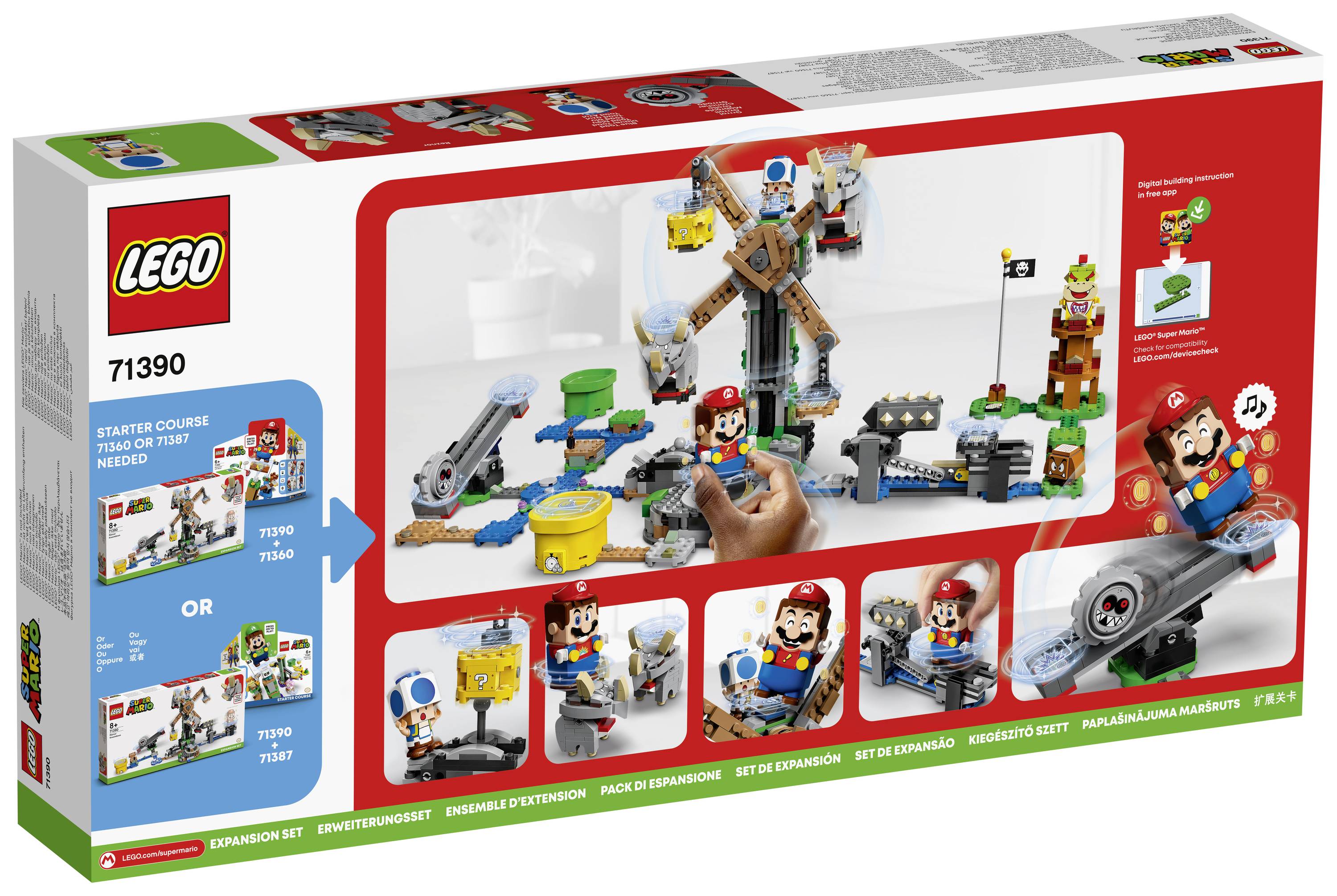 71390 LEGO® Super Mario™ Reznors Absturz – Erweiterungsset