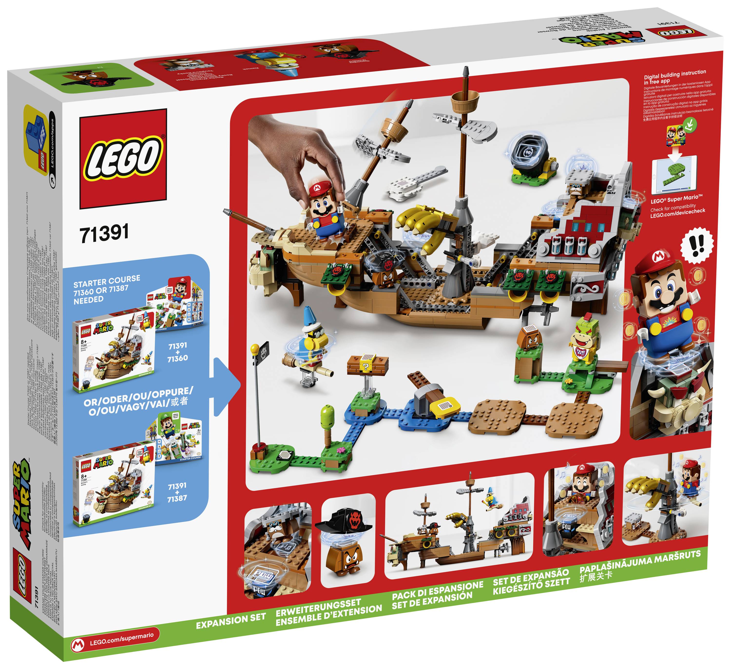 71391 LEGO® Super Mario™ Bowsers Luftschiff – Erweiterungsset