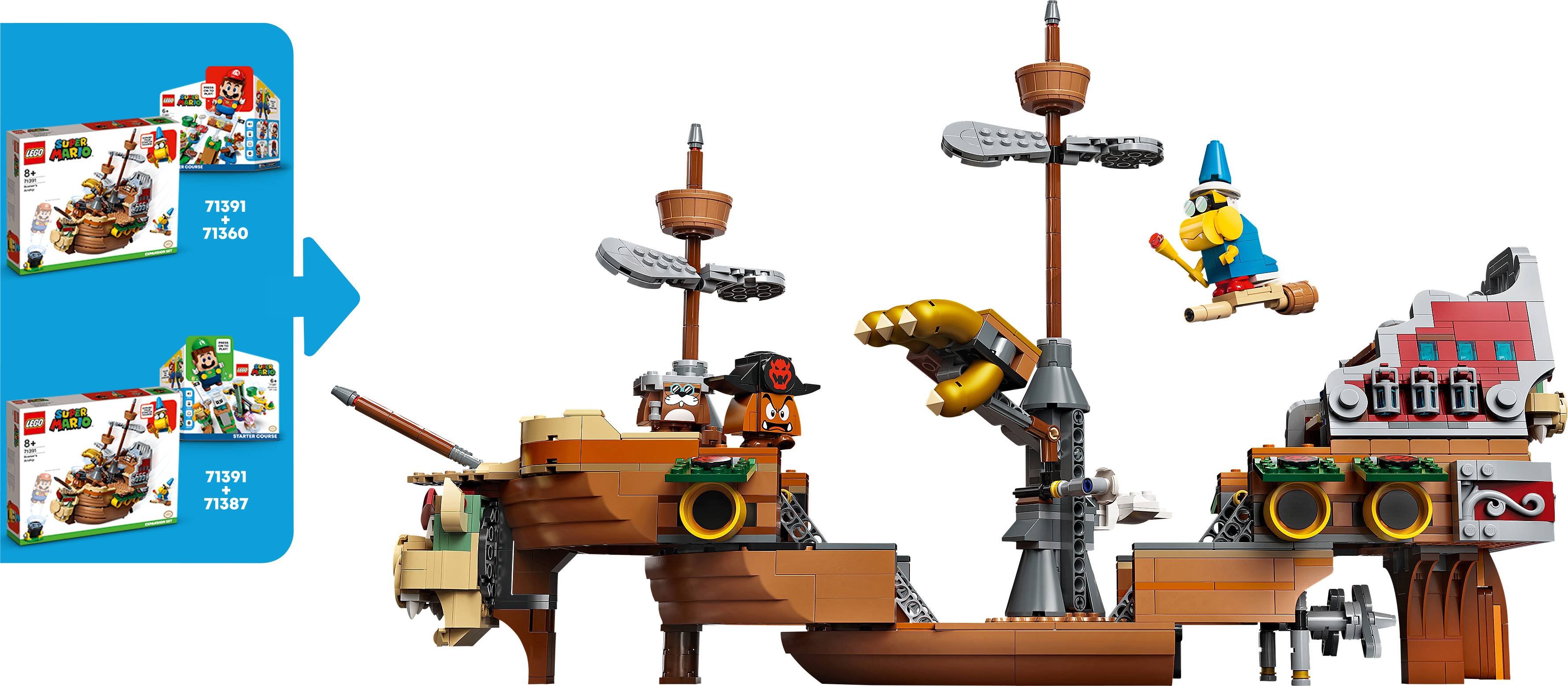 71391 LEGO® Super Mario™ Bowsers Luftschiff – Erweiterungsset