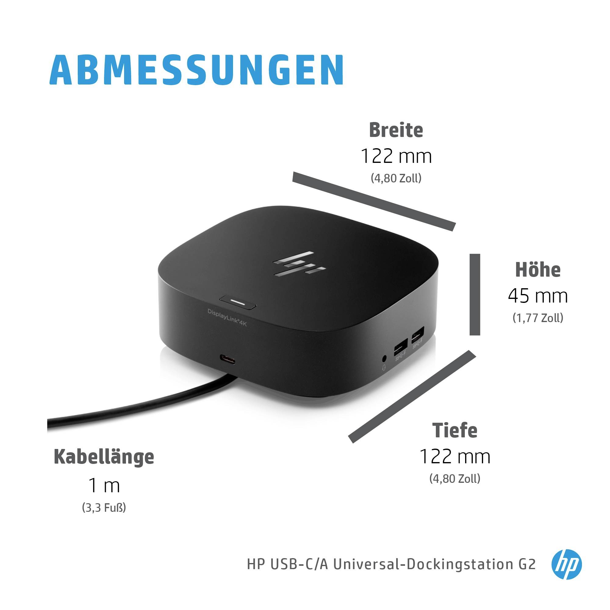 HP USB-C® Dockingstation Dock G5 Passend für Marke Dockingstations: HP USB-C® Power Delivery