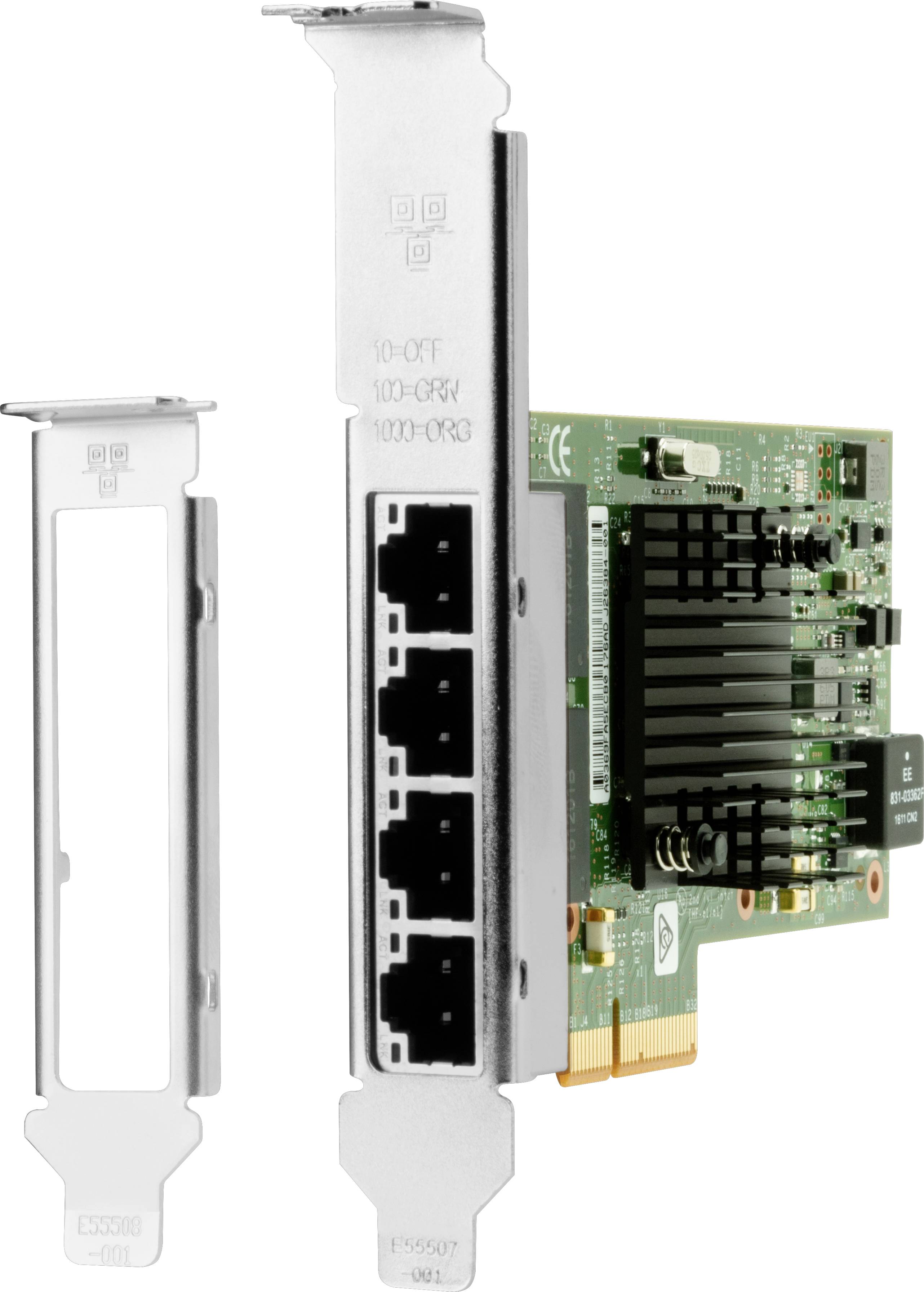 HP Intel Ethernet I350-T4 Netzwerkkarte 1 GBit/s PCIe, RJ45