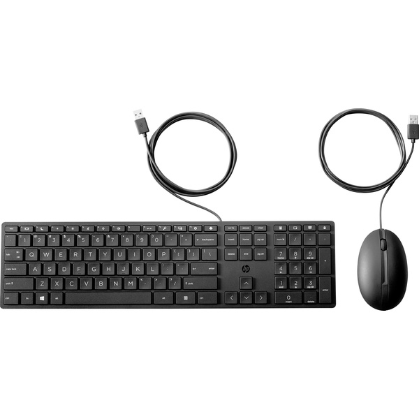 HP 320MK Kabelgebunden Tastatur, Maus-Set Deutsch, QWERTZ